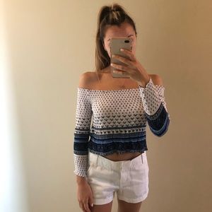 Off the shoulder top